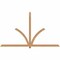 Ekena Millwork Redmond Timber Gable Bracket, Western Red Cedar, 108"W x 63"H x 3 1/2"D x 3 1/2"F, 14/12 Pitch GBW108X63X0404RED00SWR - alternate 1